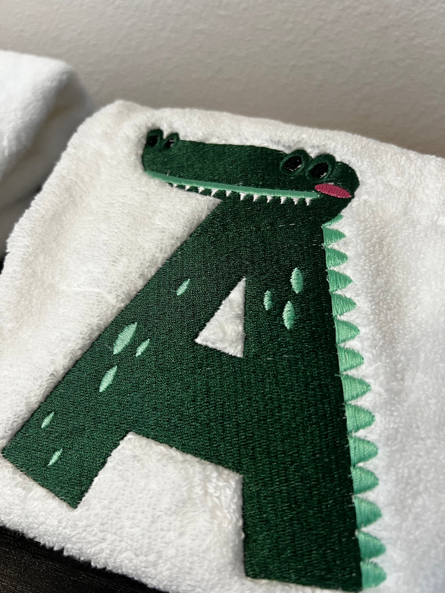 Luxury Embroidered bath towel