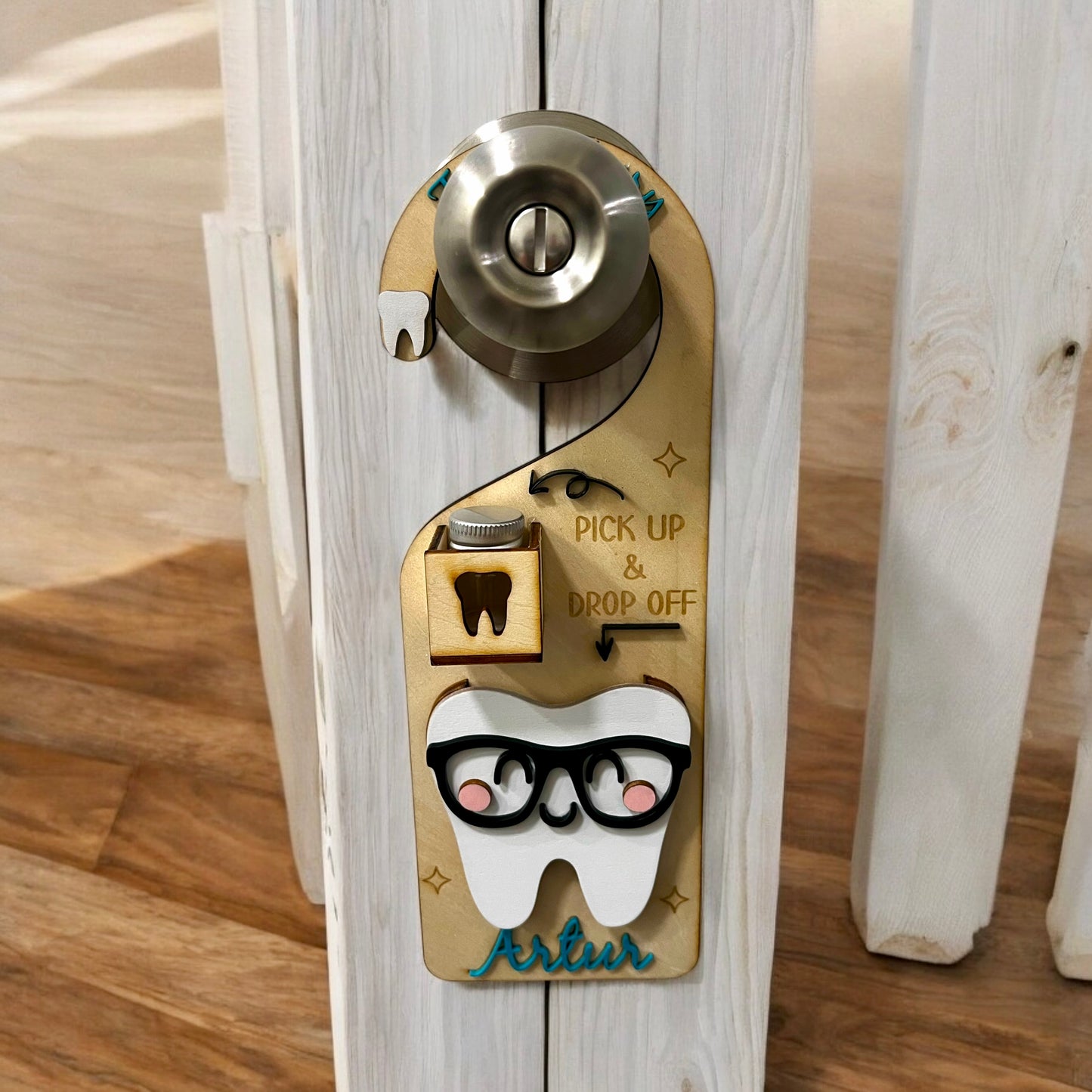 Personalized Tooth Fairy Door Hanger