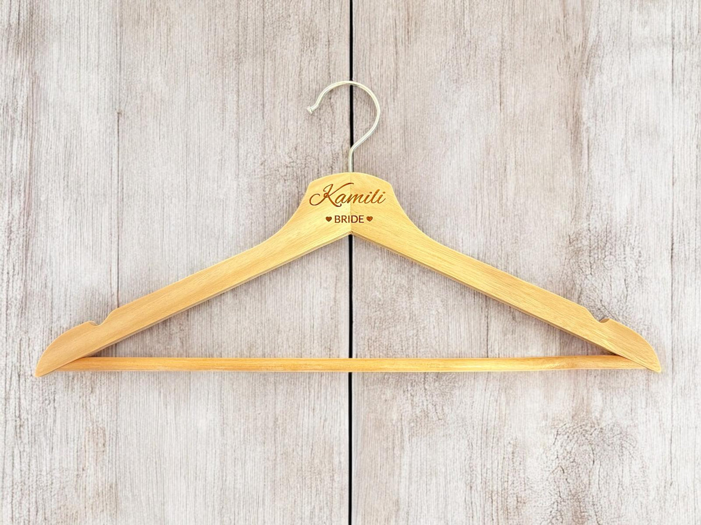 Customized Bride hanger with name