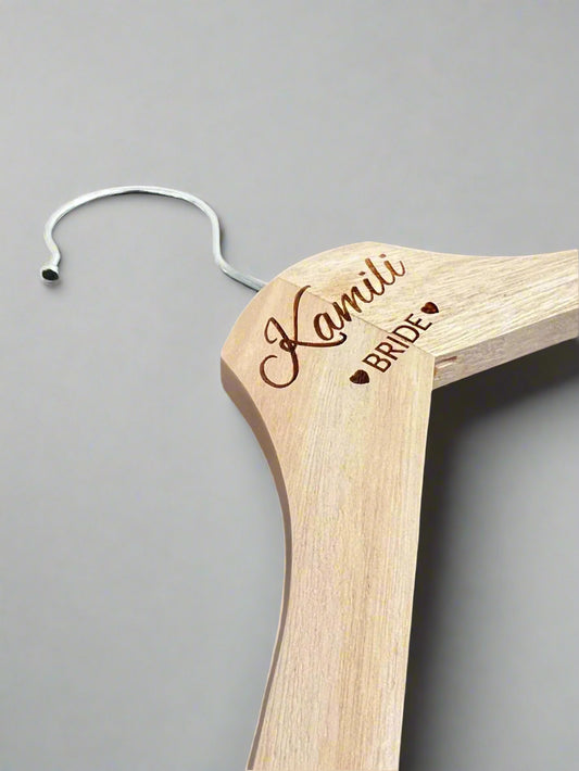 Customized Bride hanger with name